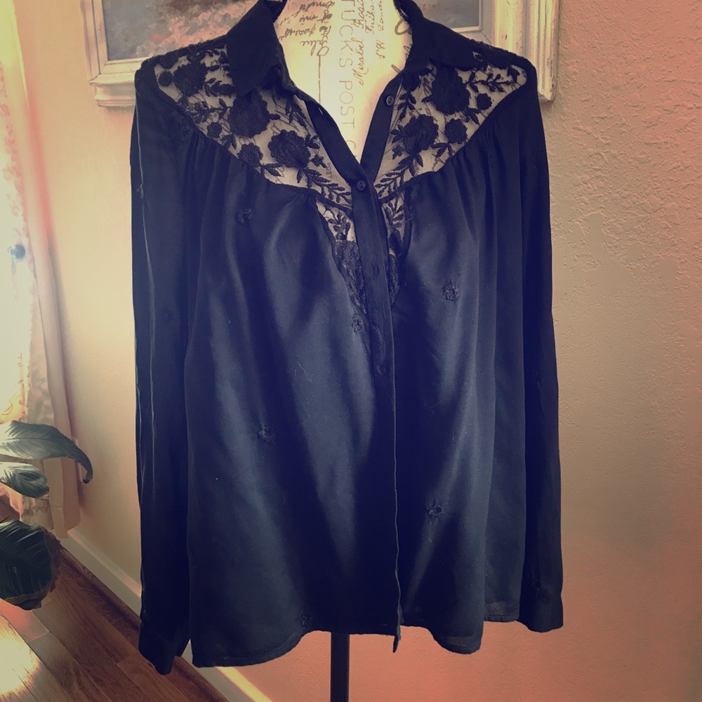 Zara black blouse - Picture 2 of 6